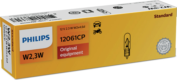 PHILIPS ŽARNICA W2,3W Standard CP 1/1