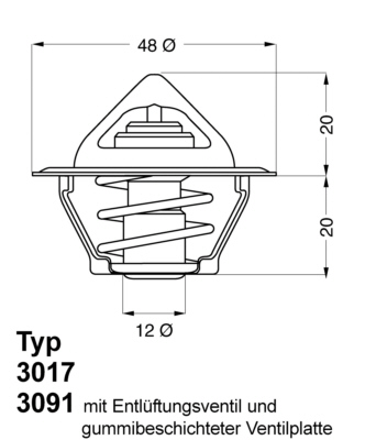 Termostat, rashladna tekućina