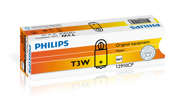 PHILIPS ŽARNICA T3W Standard CP 1/1