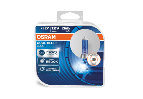 OSRAM ŽARNICA (H7) 80W 12V PX26D  10X2 2/1 HCB2 OFF ROAD COOL BLUE HYPER PLUS H7 5000K