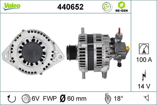 VALEO ALTERNATOR OBNOVLJEN ALT SE OPEL ASTRA 1.9 CDTI - Euroton avtodeli