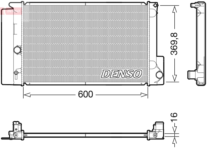 DENSO HLADILNIK MOTORJA