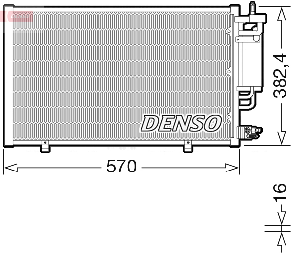 DENSO KONDENZATOR, KLIMATSKA NAPRAVA