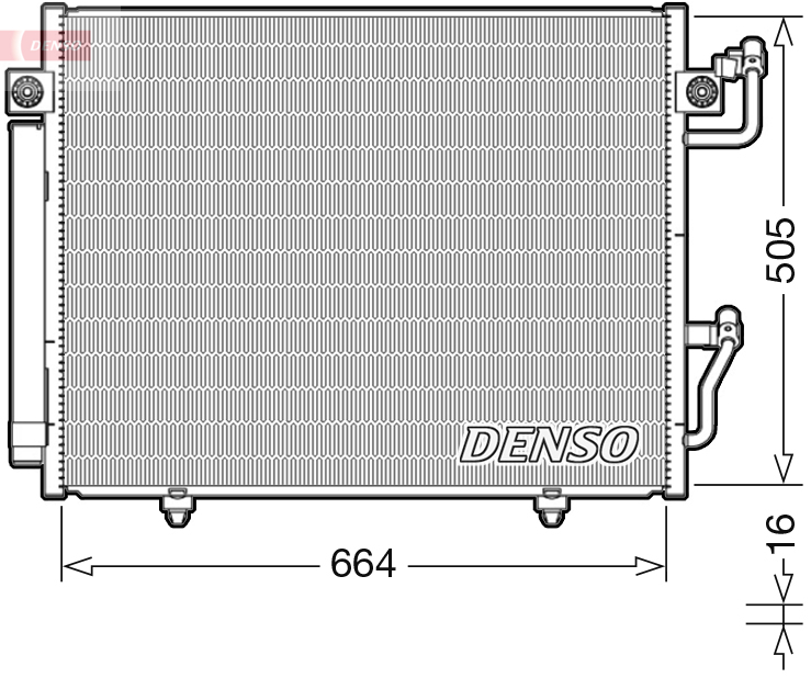 DENSO KONDENZATOR, KLIMATSKA NAPRAVA