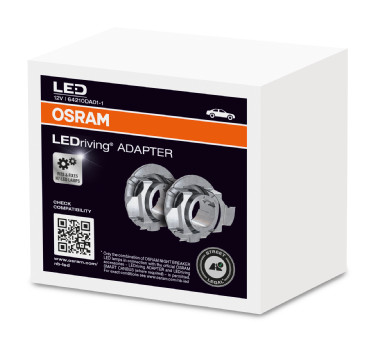 OSRAM PRSTAN - GRLO ZA ŽARNICO LED, DELOVENI ŽAROMET LEDriving ADAPTER (OFFROAD) 64210DA06-1