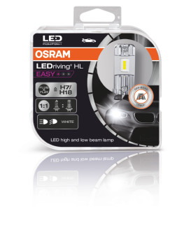 OSRAM ŽARNICA LED LEDRIVING® HL EASY H7/H18 12V/24V PX26D HCB2 COOL WHITE 6500 K / HLADNO BELA