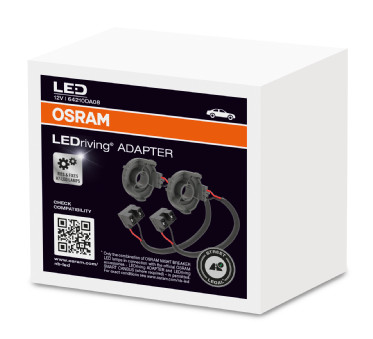 OSRAM PRSTAN - GRLO ZA ŽARNICO LED, DELOVENI ŽAROMET LEDriving ADAPTER 64210DA08