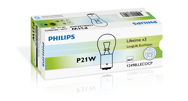 PHILIPS ŽARNICA P21W LongerLife EcoVision CP 1/1 - NETTO CENA!!