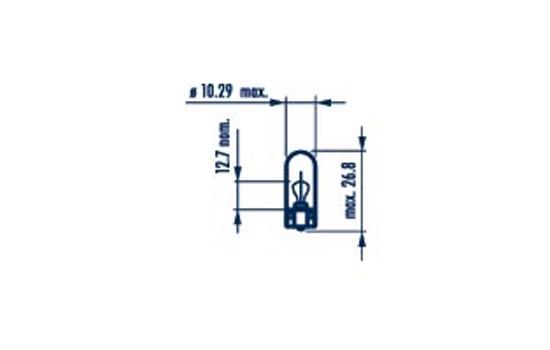 NARVA ŽARNICA STANDARD W5W 12V NVA CP 1/1