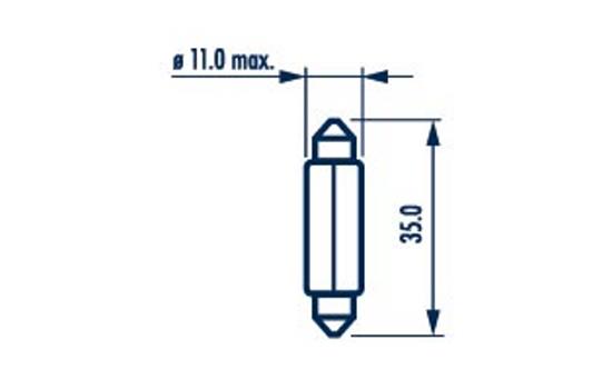 NARVA ŽARNICA STANDARD C5W 12V NVA CP 1/1