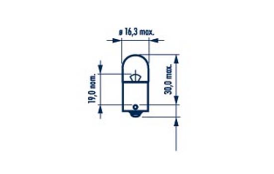 NARVA ŽARNICA STANDARD R5W 12V NVA CP 1/1