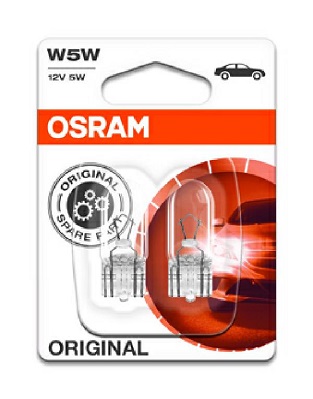 OSRAM ŽARNICA W5W 12V 5W W2.1X9.5D BLISTER 2/1 STANDARD