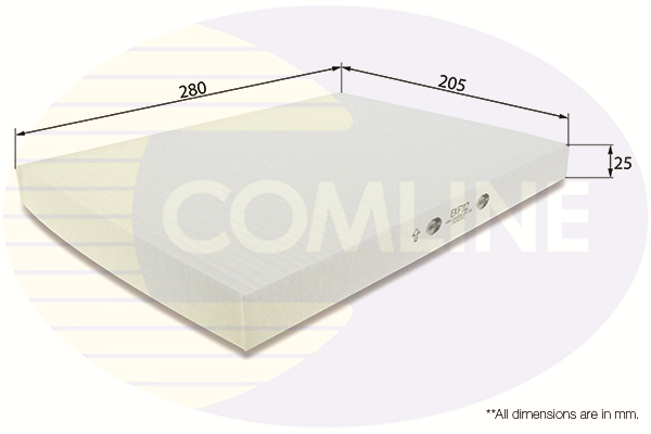 COMLINE FILTER ZRAKA NOTRANJEGA PROSTORA