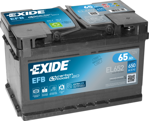 Akumulator za startanje EXIDE 278X175X175 - 65AH - Euroton avtodeli