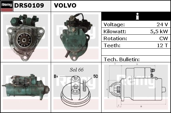 DELCO REMY STARTER - HD OBNOVLJEN