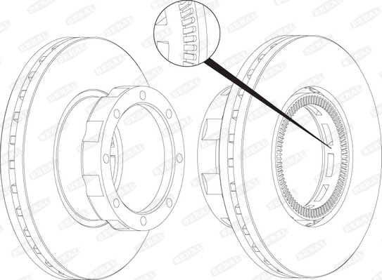 BERAL ZAVORNI DISK