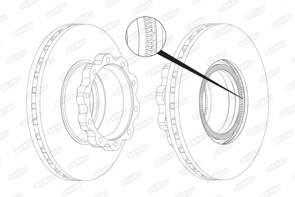 BERAL ZAVORNI DISK